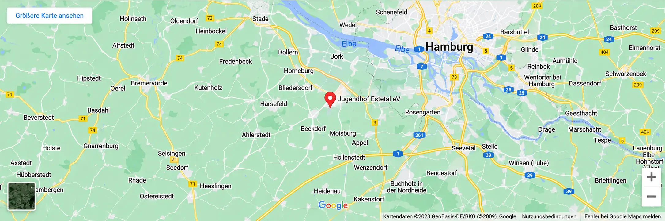 jugendhof-estetal Anfahrt Google Maps